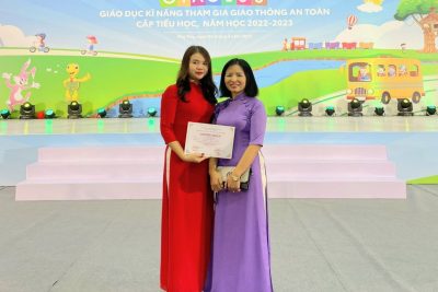 TRƯỜNG TH KHÁNH AN THAM DỰ GIAO LƯU GIÁO DỤC KĨ NĂNG THAM GIA GIAO THÔNG AN TOÀN CẤP QUỐC GIA.